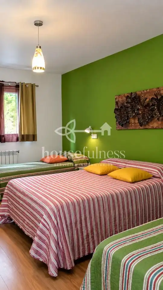 Schlafzimmer von Country house zur Miete in Ferrol mit Heizung, Privatgarten und Terrasse