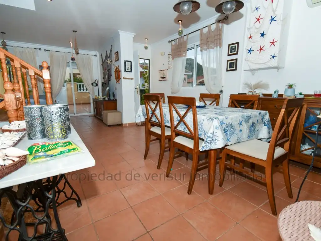 Esszimmer von Maisonette zur Miete in Águilas mit Klimaanlage, Möbliert und Ofen