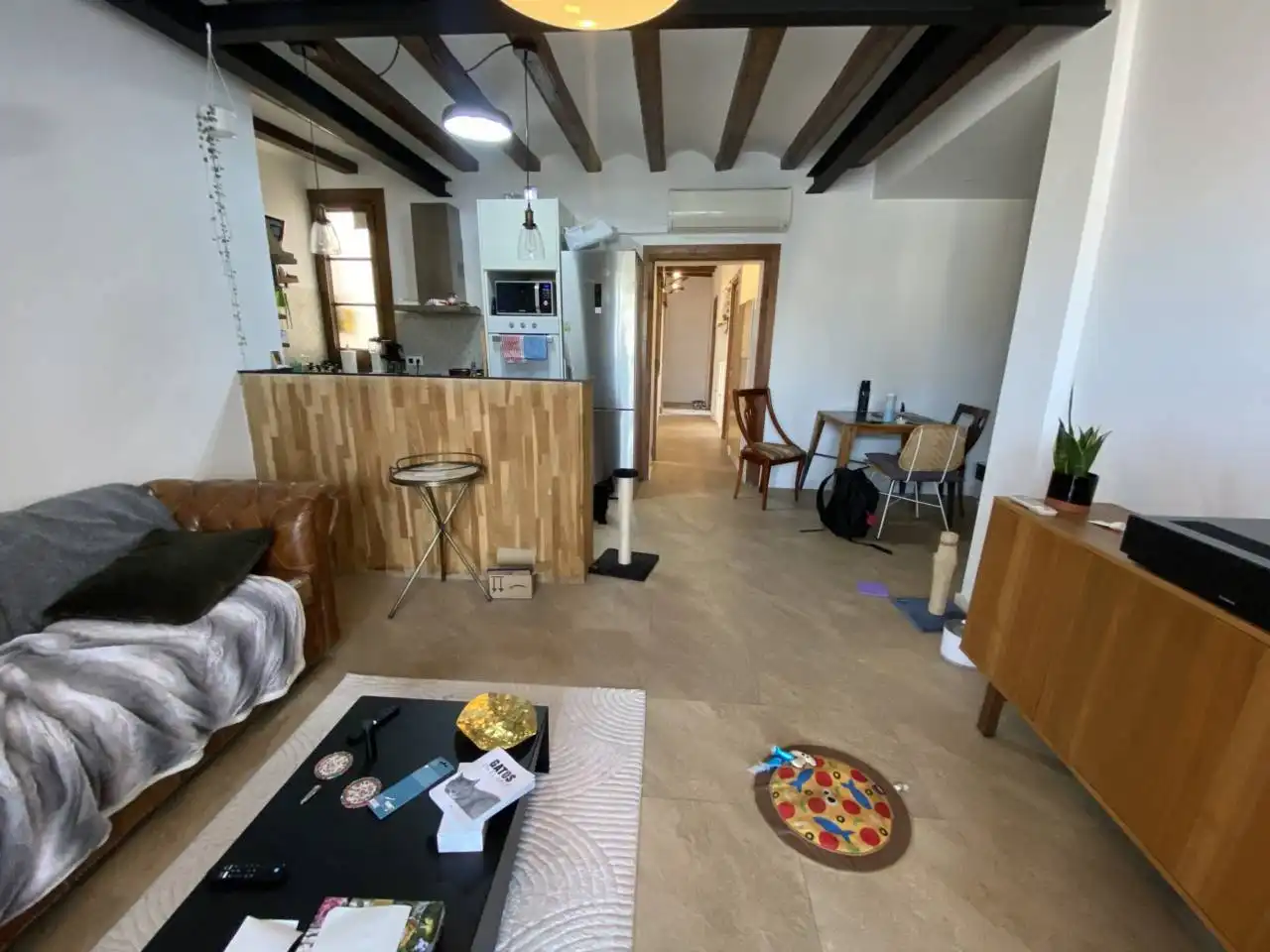 Cuina de Apartament en venda en  Barcelona Capital amb Aire condicionat, Calefacció i Parquet