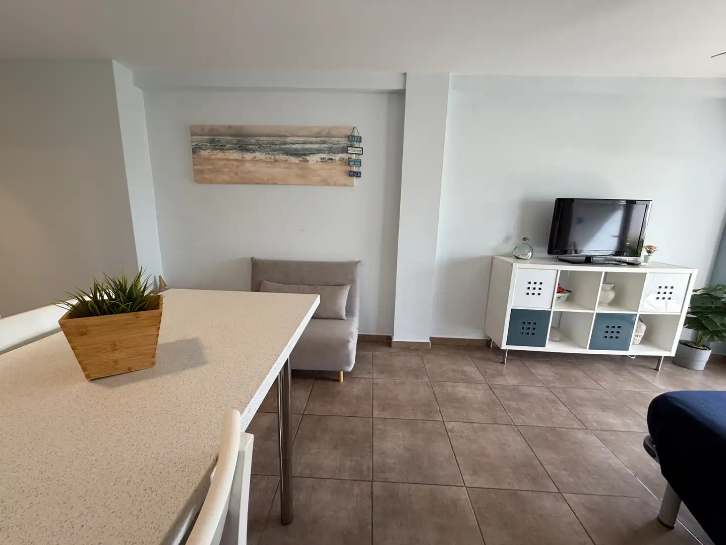 Sala de estar de Estudio en venta en Jávea / Xàbia con Terraza y Amueblado