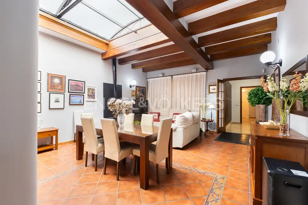 Esszimmer von Haus oder Chalet zum Verkauf in Xàtiva mit Klimaanlage, Heizung und Schwimmbad