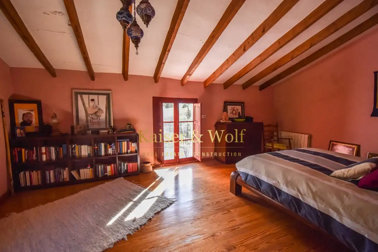 Schlafzimmer von Country house zum Verkauf in Elche / Elx mit Klimaanlage, Privatgarten und Terrasse