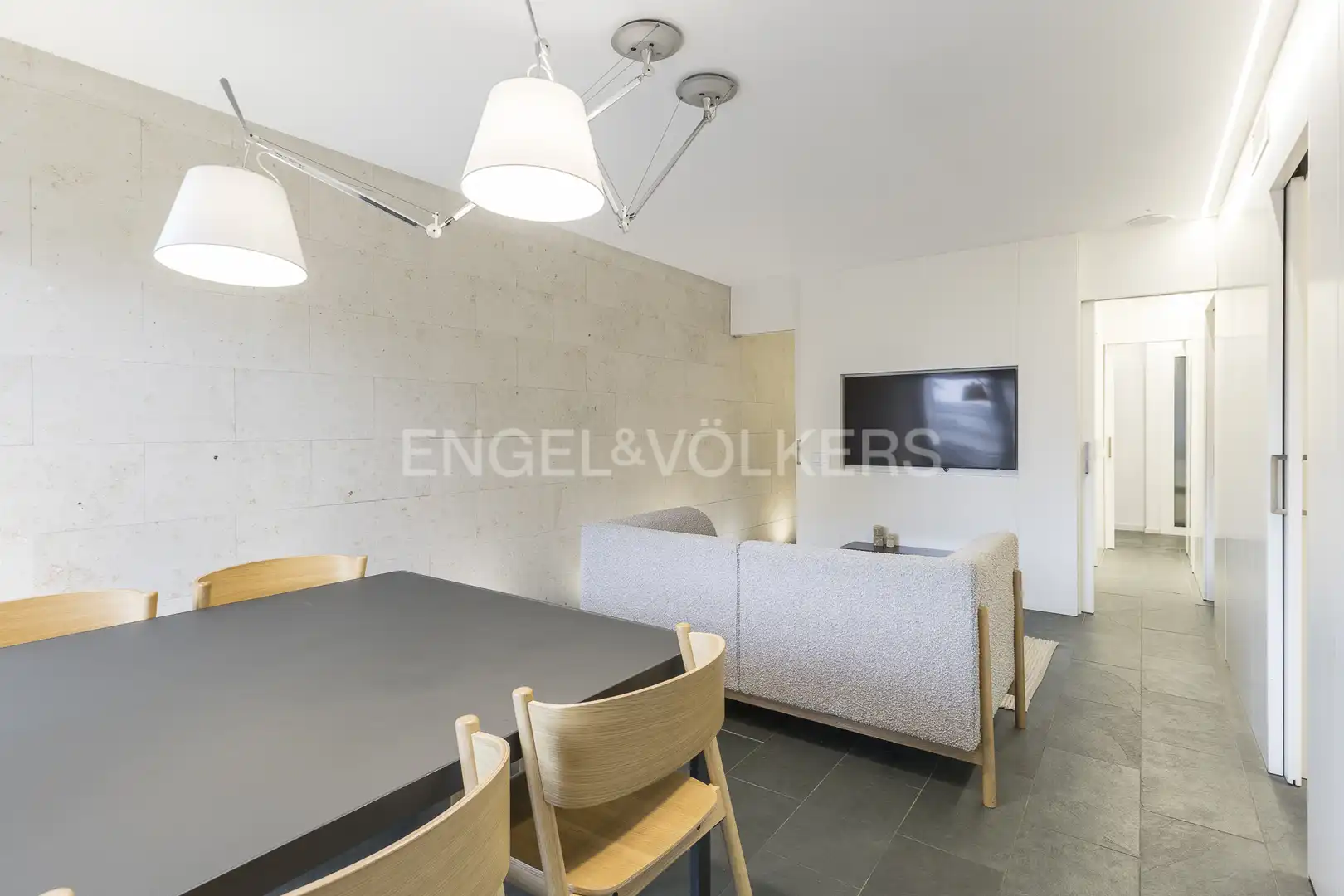 Sala de estar de Piso en venta en Barcelona con Aire acondicionado, Calefacción y Amueblado