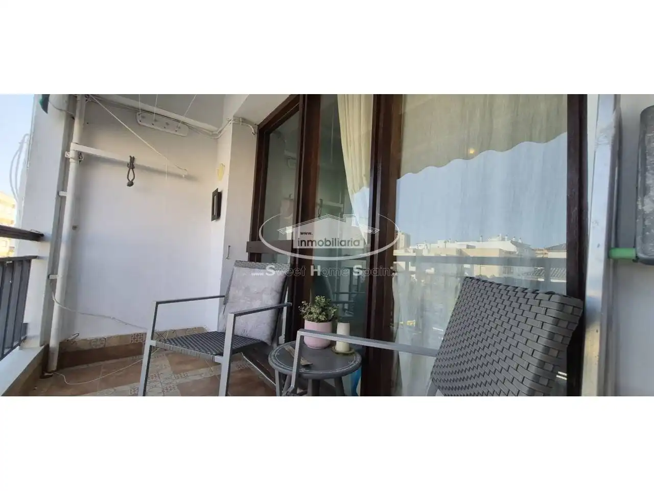 Balcony of Flat for sale in Sanlúcar de Barrameda  with Air Conditioner, Terrace and Furnished