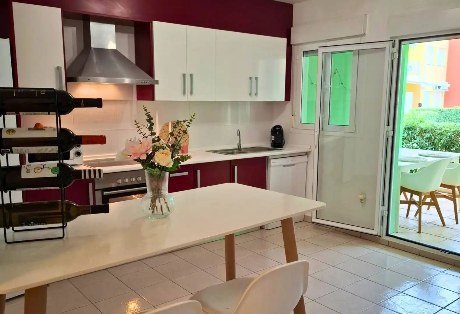 Kitchen of Flat for rent in El Verger  with Air Conditioner, Heating and Terrace