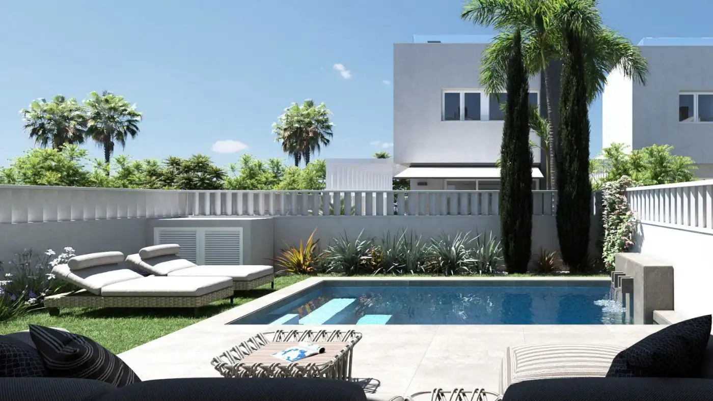 Piscina de Casa o chalet en venta en Pilar de la Horadada con Jardín privado, Terraza y Piscina
