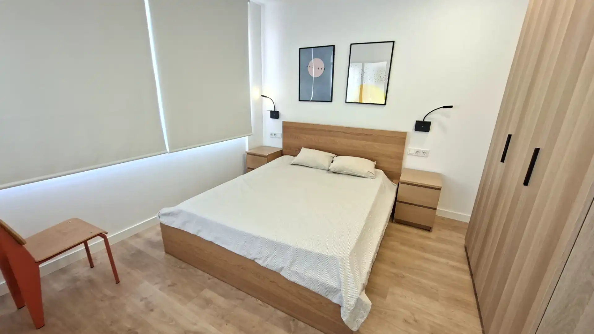 Habitación de Apartamento de alquiler en San Vicente del Raspeig / Sant Vicent del Raspeig con Aire acondicionado y Amueblado