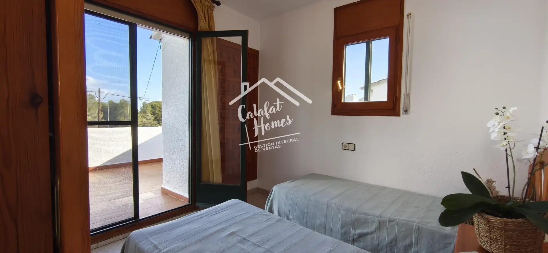 Dormitori de Casa o xalet en venda en L'Ametlla de Mar  amb Jardí privat, Terrassa i Piscina