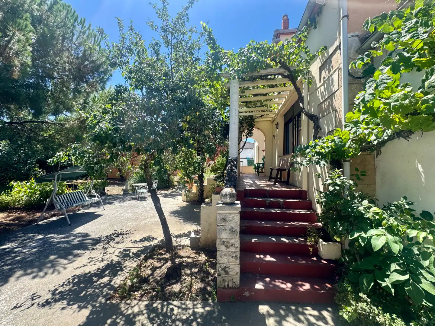 Terrasse von Haus oder Chalet zum Verkauf in Corrales del Vino mit Möbliert