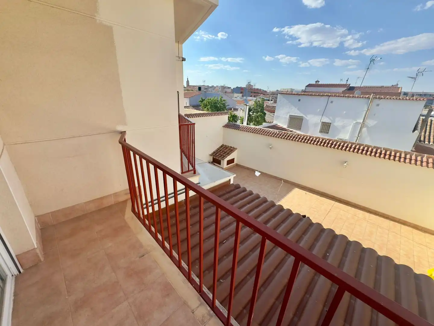 Terrasse von Wohnung zum Verkauf in Valdepeñas mit Heizung, Parkett und Balkon