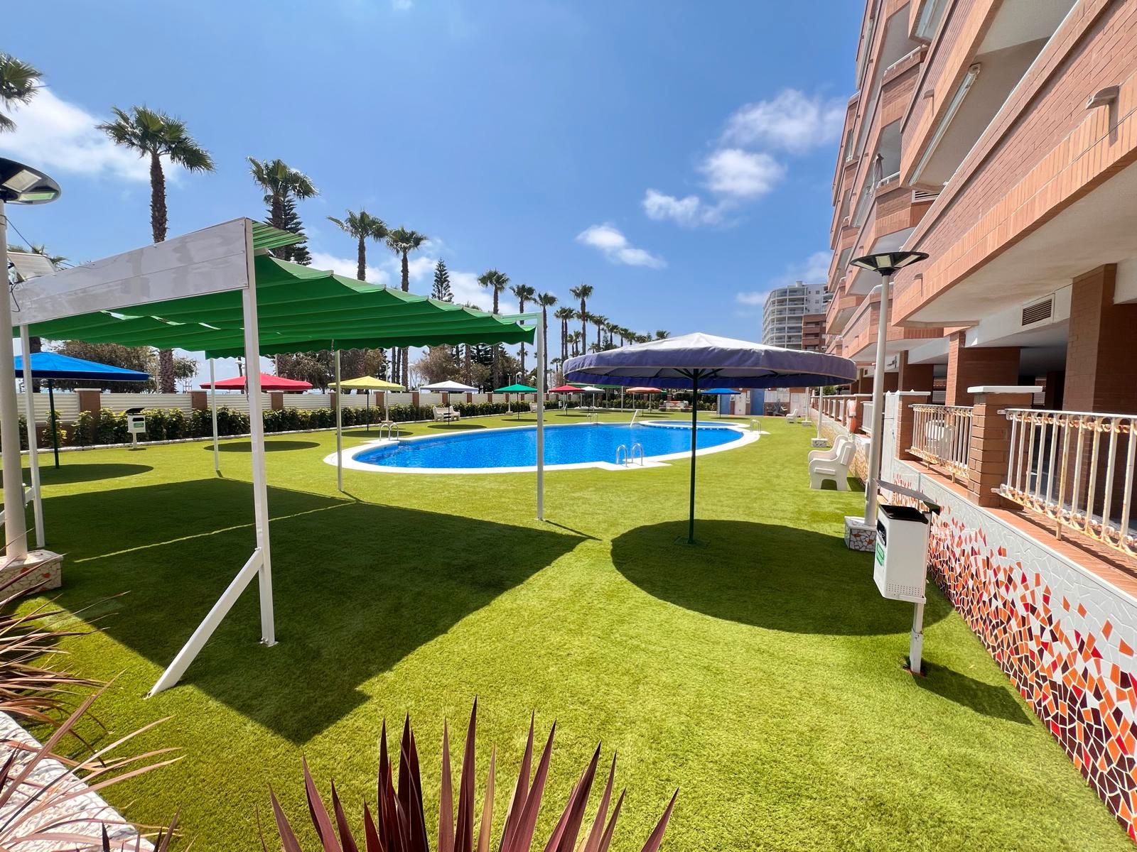 Piscina de Pis de lloguer en Oropesa del Mar / Orpesa amb Aire condicionat, Terrassa i Traster