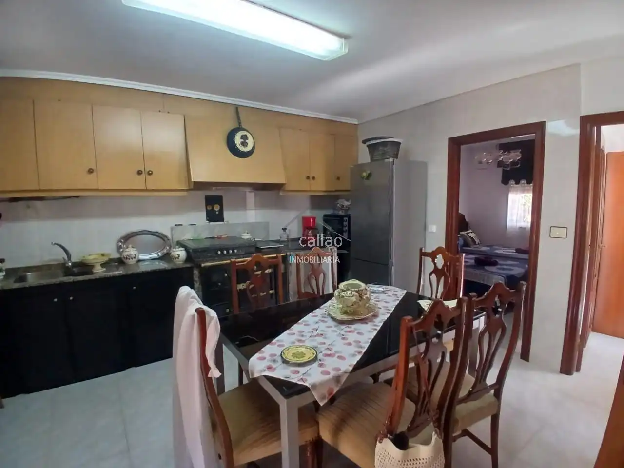Cuina de Casa o xalet en venda en San Sadurniño amb Jardí privat i Moblat