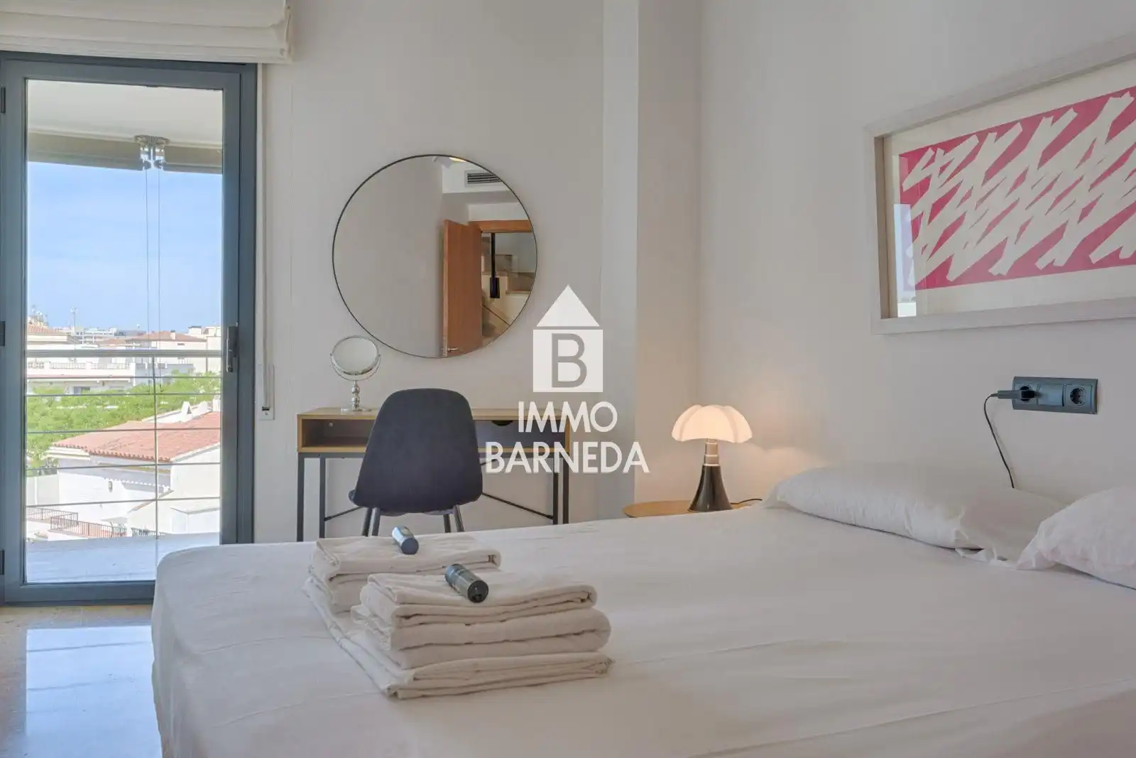 Bedroom of Flat for sale in Roses  with Air Conditioner, Heating and Terrace