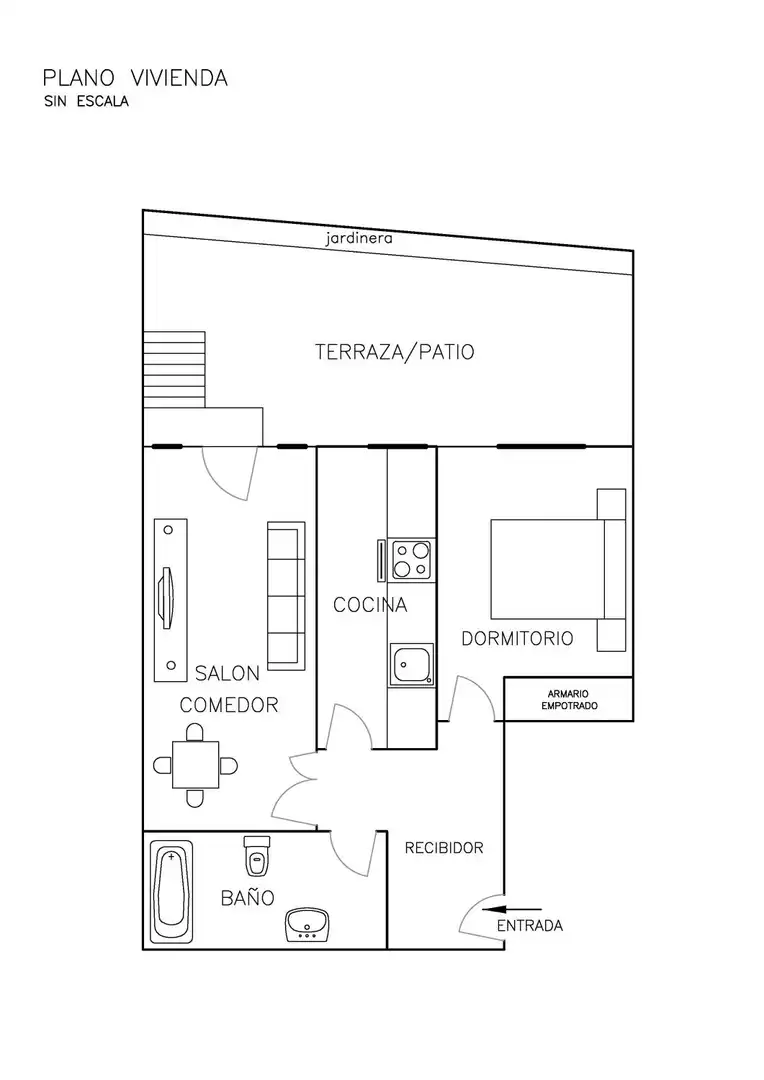 Piso en venta en Torrecaballeros con Calefacción y Amueblado