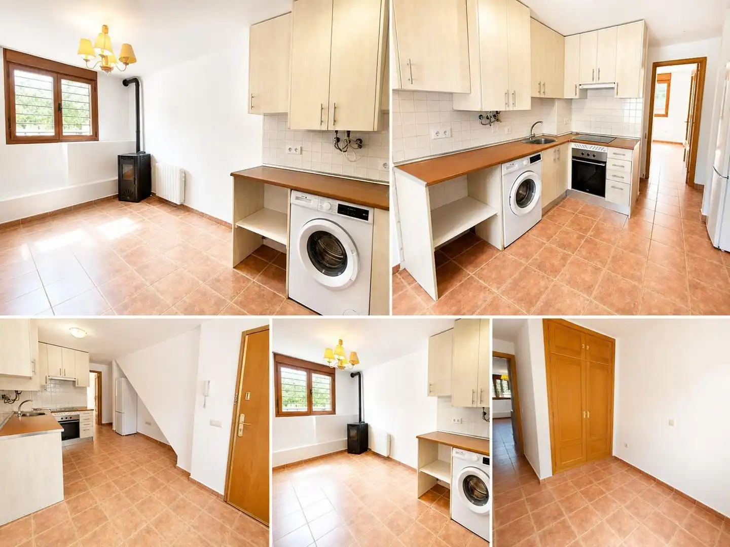 Cocina de Dúplex en venta en El Berrueco con Terraza