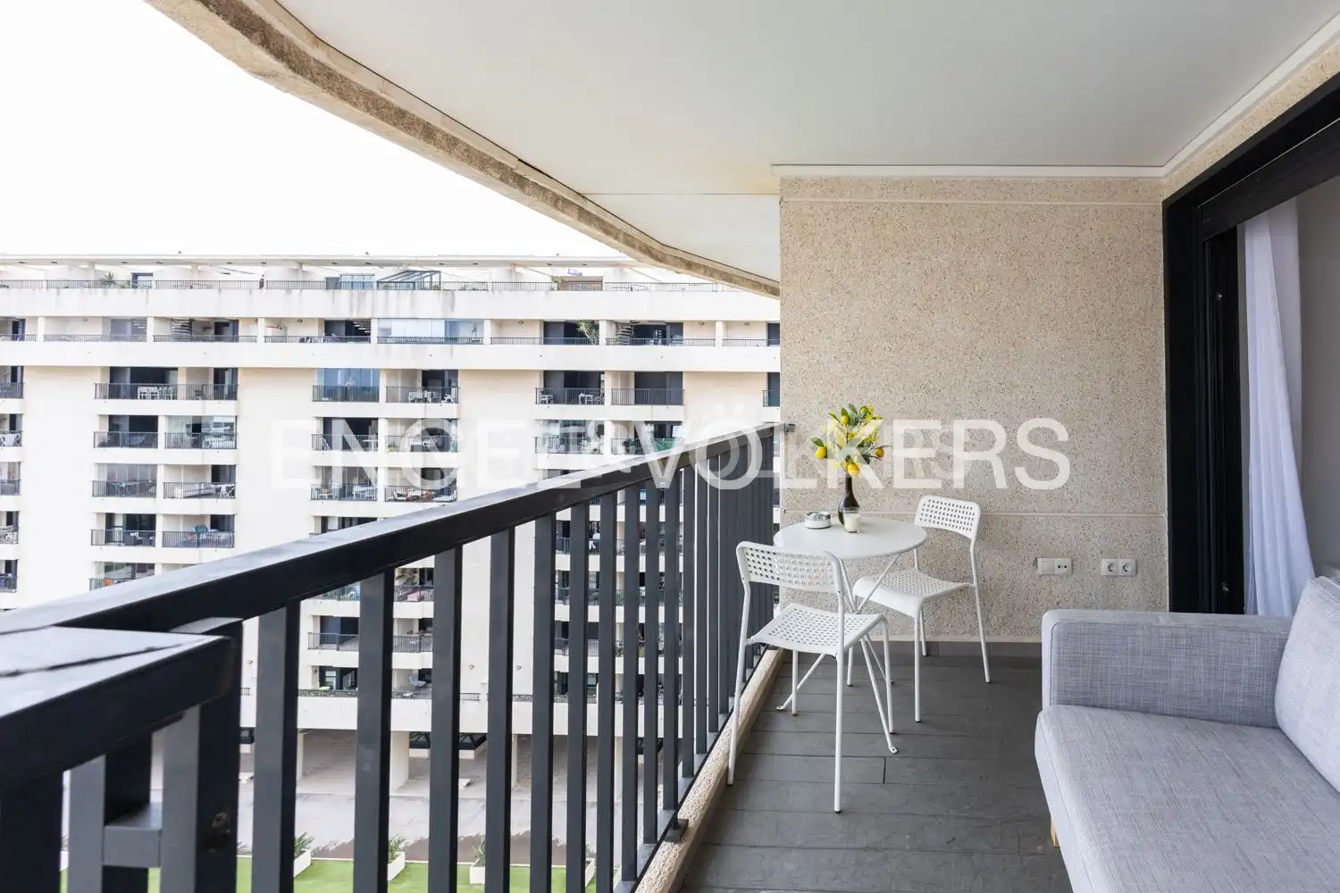 Balcony of Flat for rent in Alboraya  with Air Conditioner, Heating and Private garden