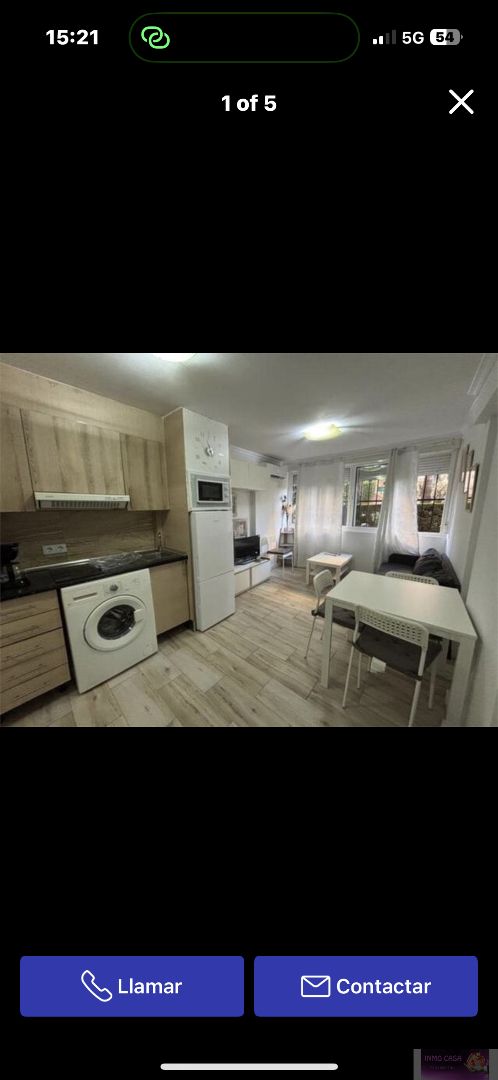 Kitchen of Apartment to rent in Marbella  with Air Conditioner, Furnished and Washing machine