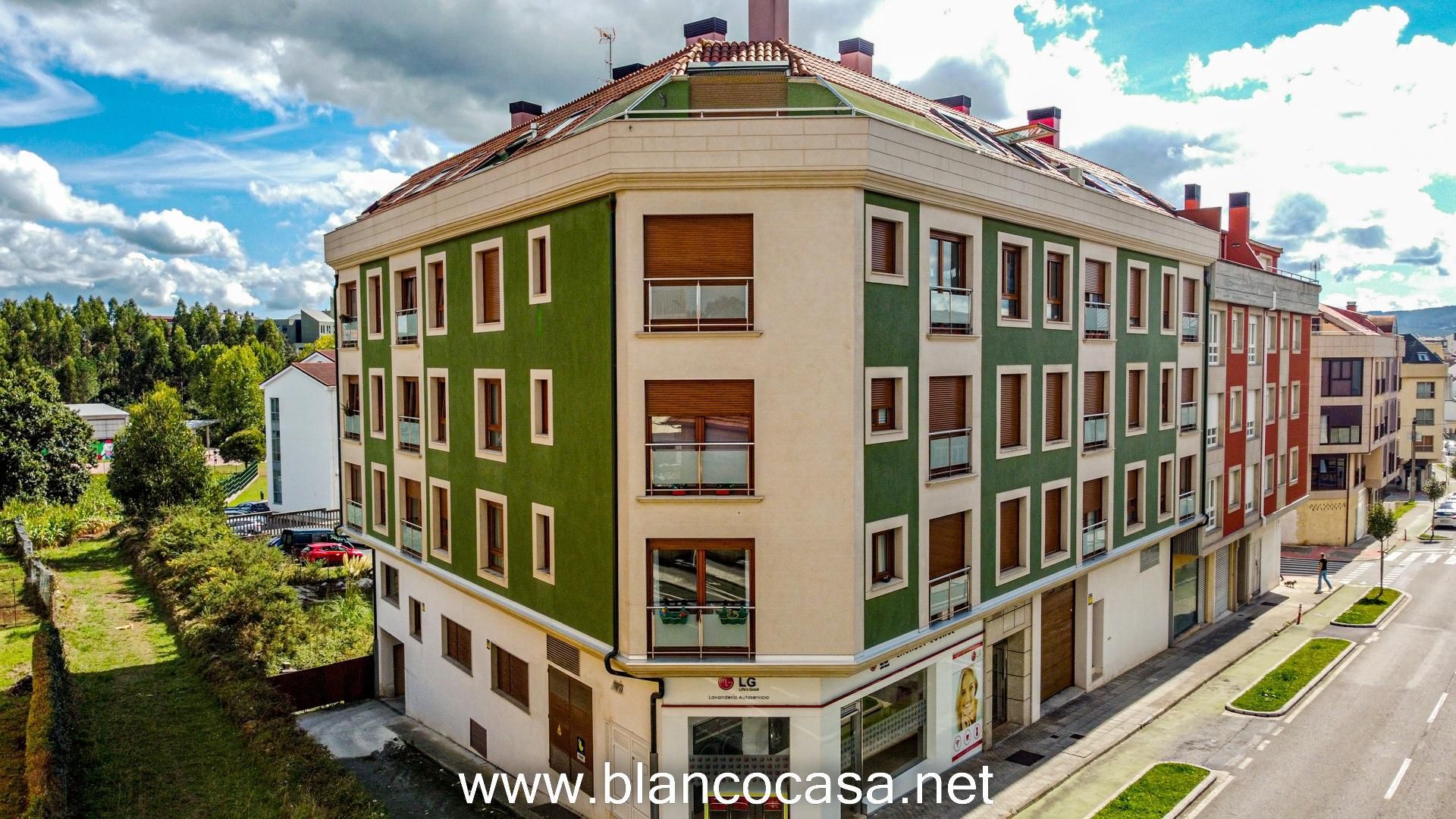 Exterior view of Flat for sale in Carballo  with Heating and Balcony