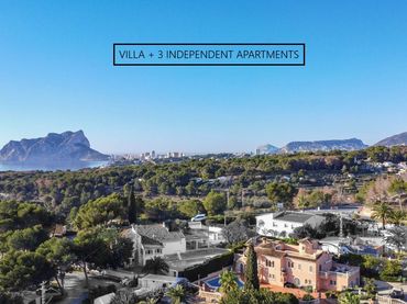 Chalet con balcón en venta en Benissa pueblo