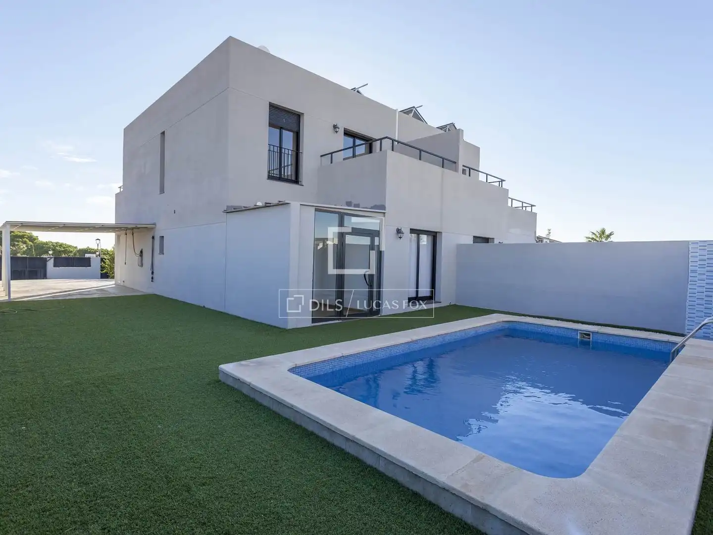 Vista exterior de Casa o chalet de alquiler en Godella con Aire acondicionado, Jardín privado y Piscina