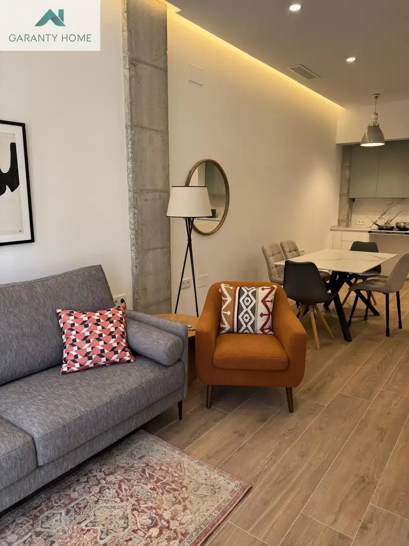 Wohnzimmer von Wohnung zur Miete in Nerja mit Klimaanlage, Heizung und Möbliert