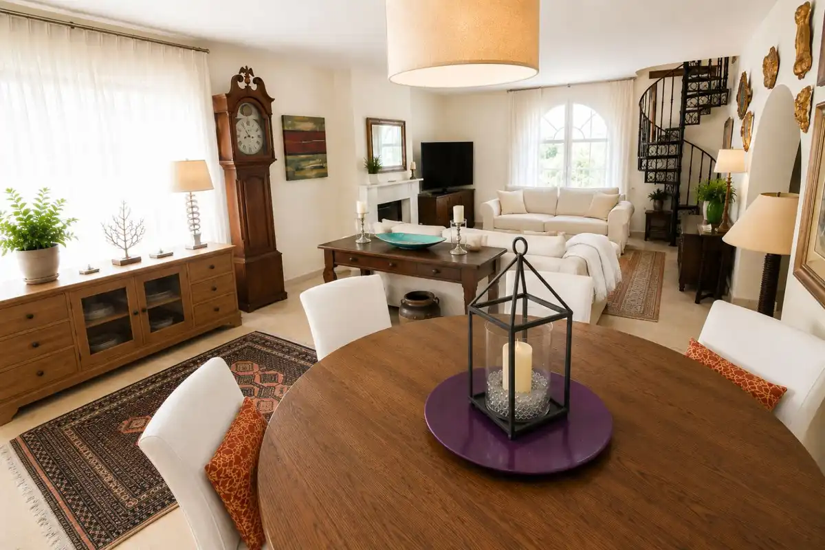 Sala d'estar de Casa o xalet en venda en Marbella amb Jardí privat, Terrassa i Jacuzzi
