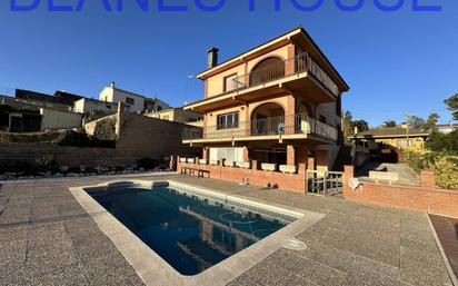 Exterior view of House or chalet for sale in Fogars de la Selva  with Terrace and Swimming Pool