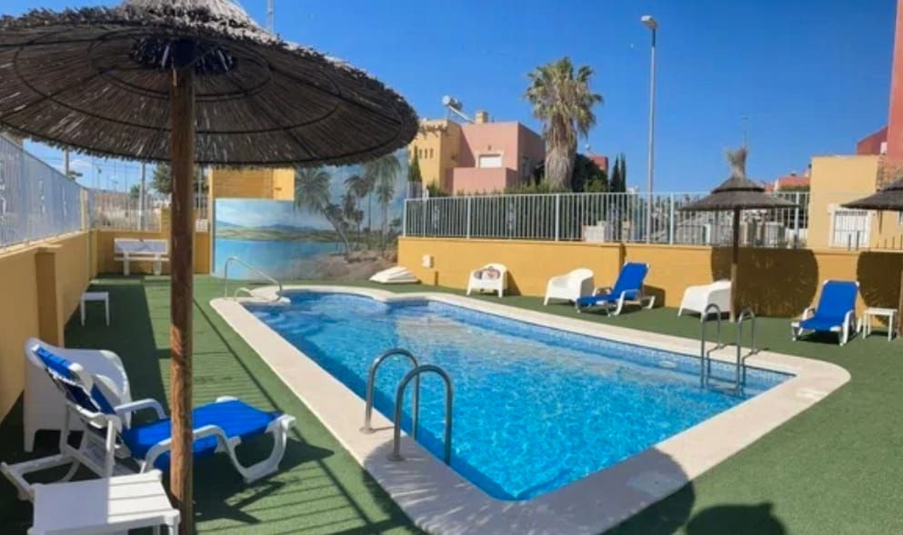 Piscina de Casa adosada en venda en  Murcia Capital amb Aire condicionat, Jardí privat i Terrassa