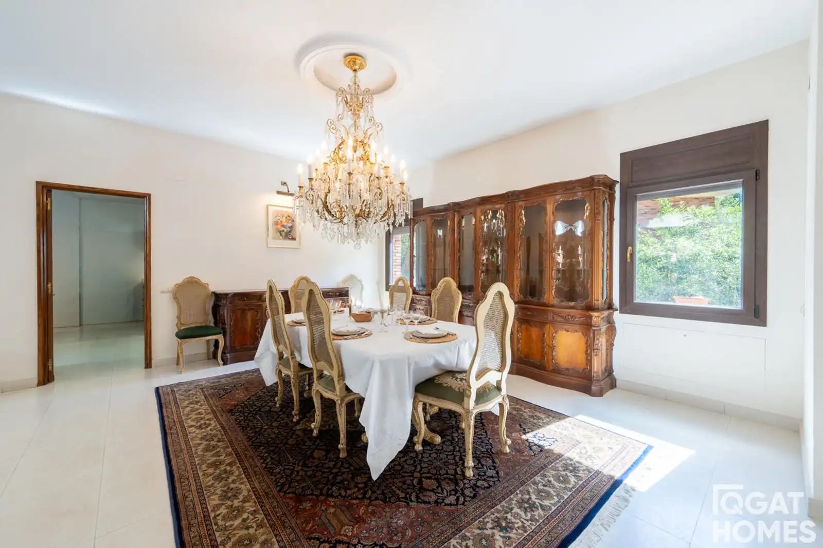 Comedor de Casa o chalet de alquiler en Sant Cugat del Vallès con Aire acondicionado, Calefacción y Jardín privado