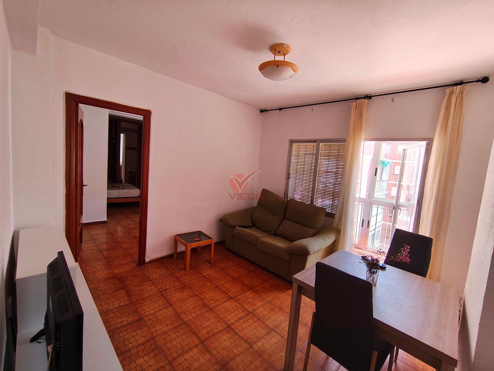 Living room of Flat for sale in Cuenca Capital  with Heating, Terrace and Storage room