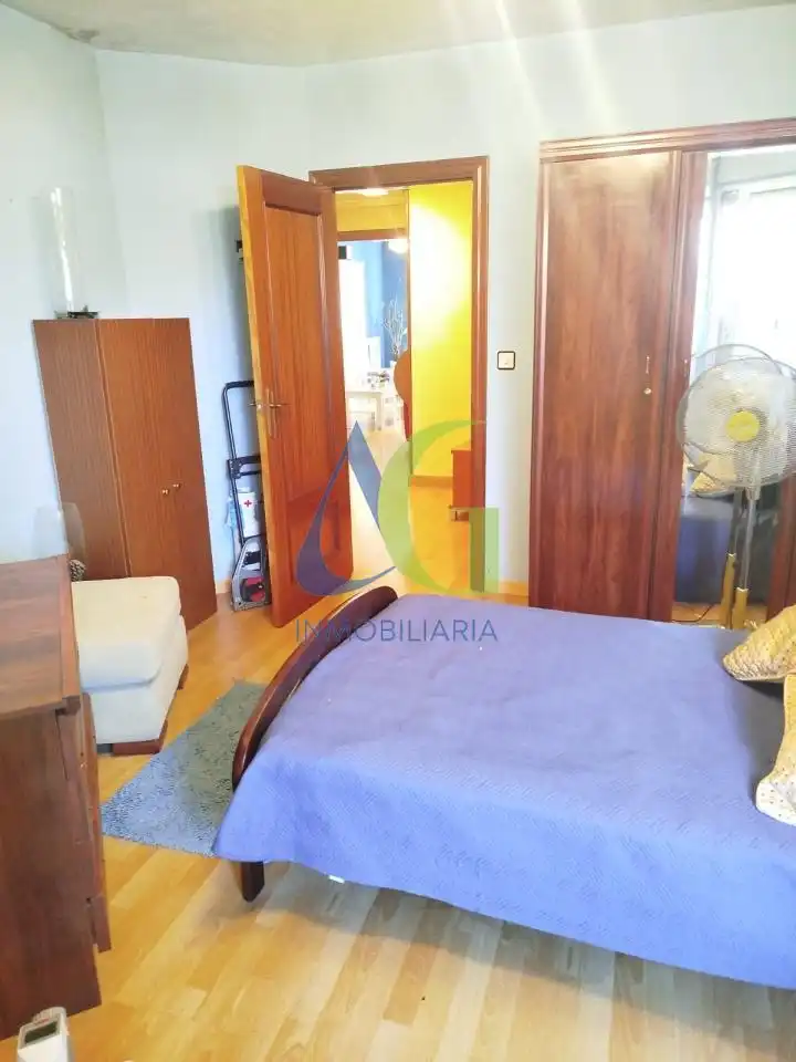 Schlafzimmer von Wohnung zum Verkauf in San Andrés del Rabanedo mit Heizung, Parkett und Terrasse