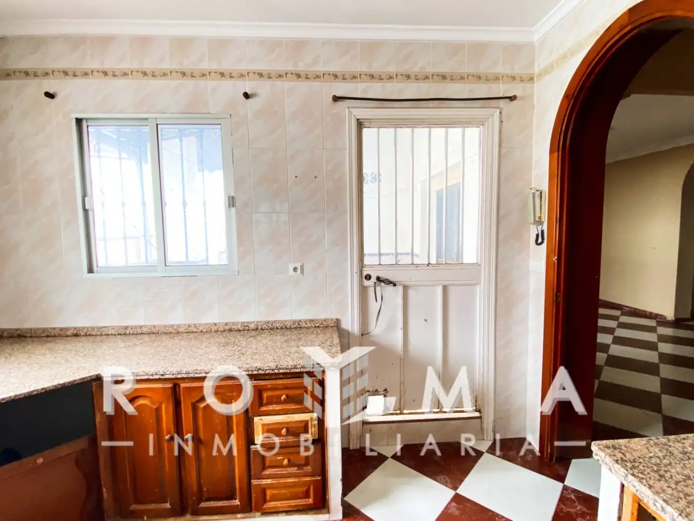 Cocina de Piso en venta en Aznalcázar con Terraza