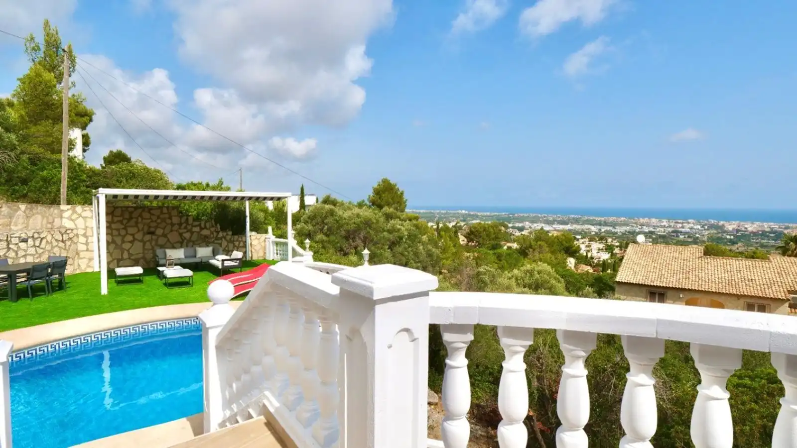 Terraza de Casa o chalet en venta en Dénia con Aire acondicionado, Calefacción y Jardín privado