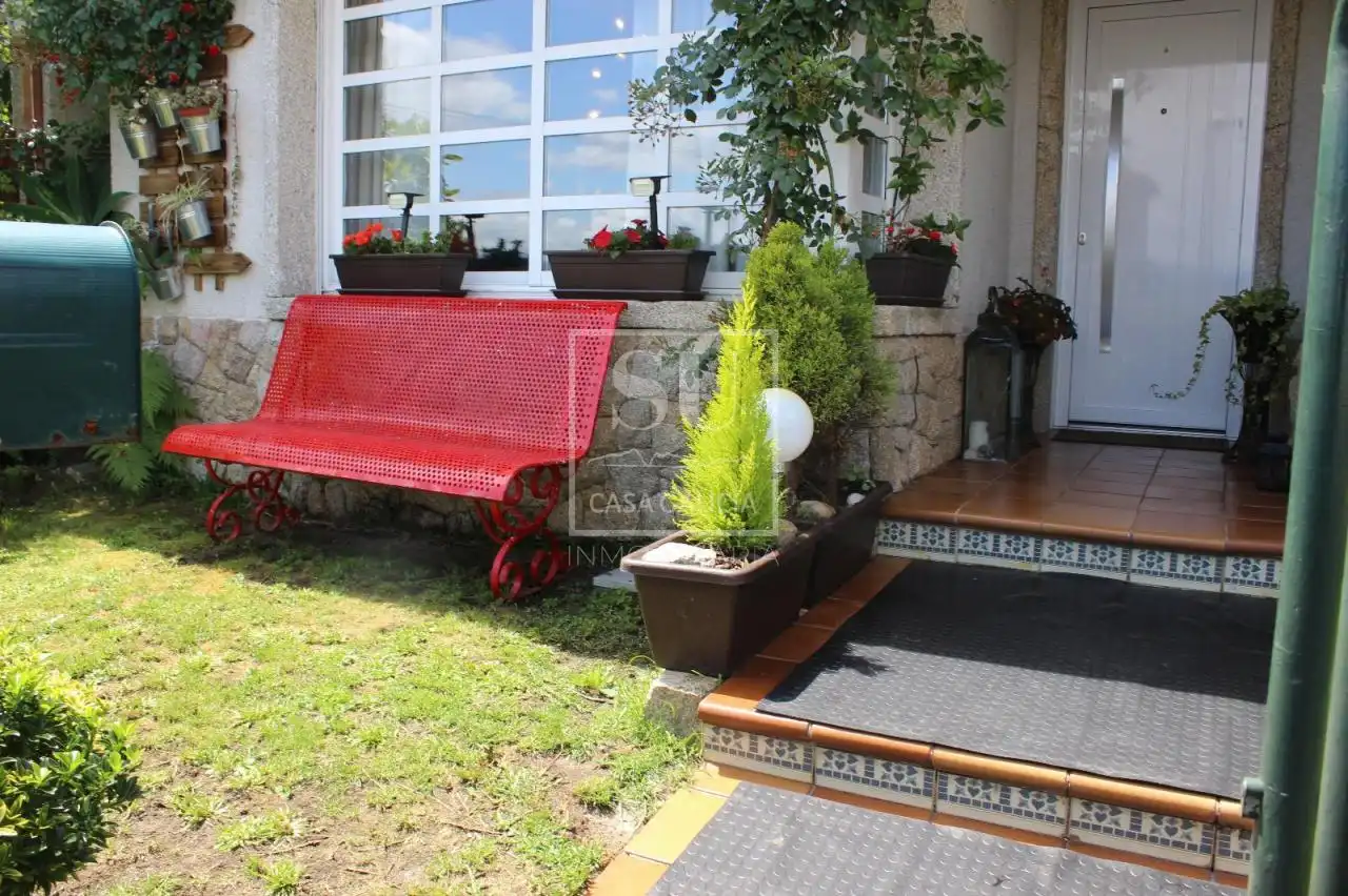 Terraza de Casa adosada en venta en Baiona con Calefacción, Jardín privado y Terraza