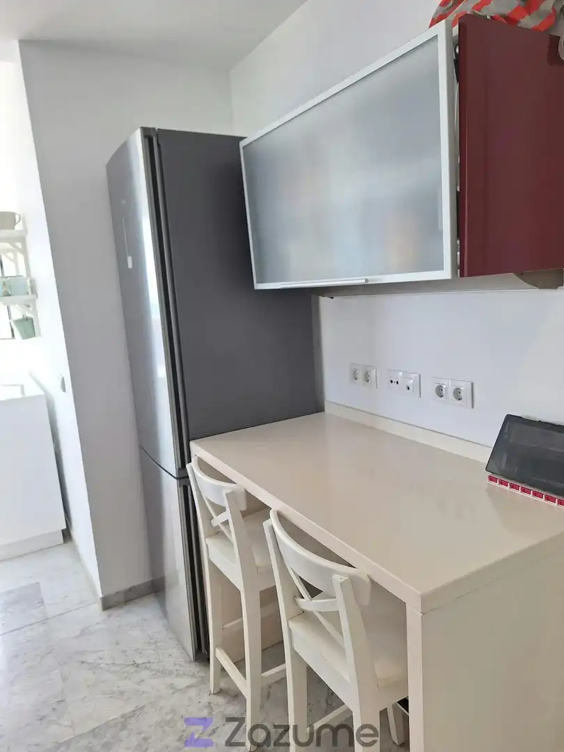 Küche von Wohnung zur Miete in Benidorm mit Klimaanlage, Terrasse und Schwimmbad