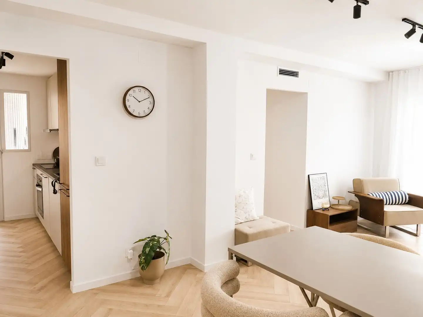 Menjador de Apartament en venda en Calpe / Calp amb Aire condicionat, Calefacció i Terrassa