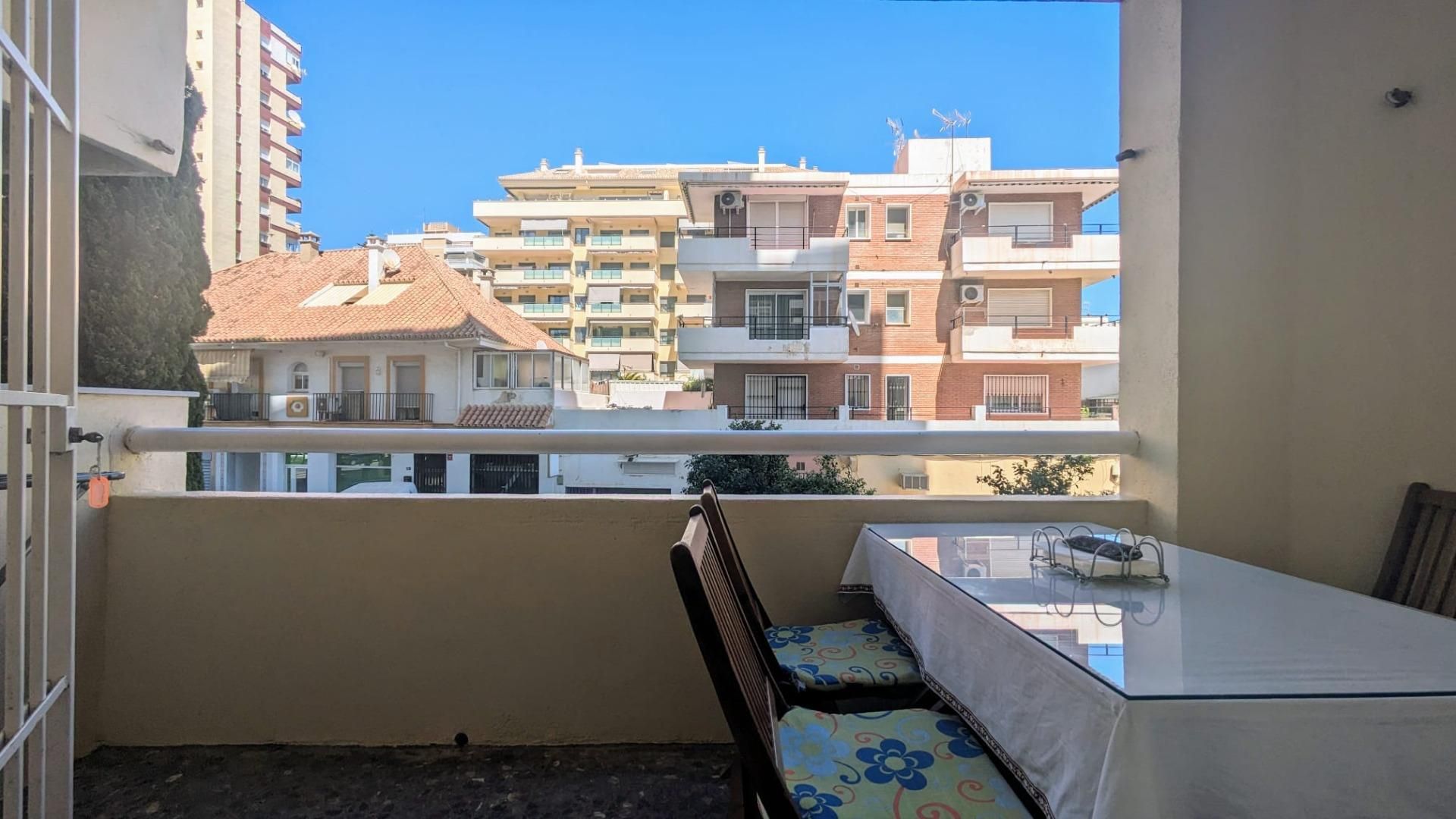 Terraza de Piso de alquiler en Fuengirola con Aire acondicionado, Calefacción y Terraza