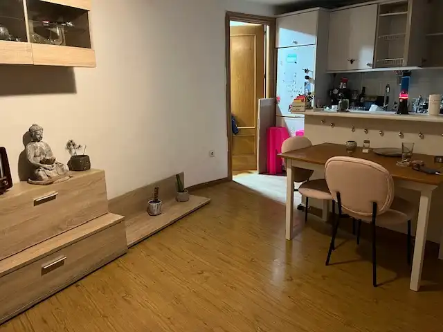 Cocina de Apartamento de alquiler en  Zaragoza Capital con Calefacción, Parquet y Amueblado