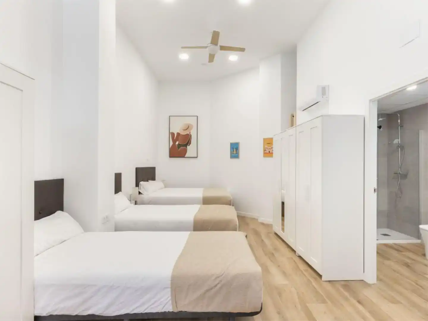 Schlafzimmer von Wohnung zum Verkauf in Valencia mit Klimaanlage und Möbliert
