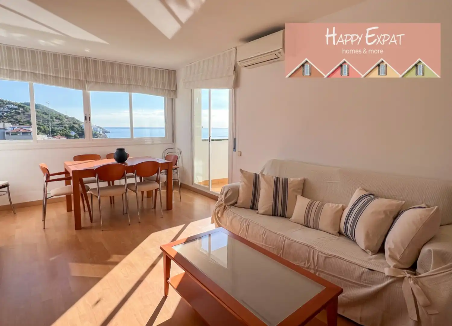 Sala d'estar de Pis en venda en Sitges amb Aire condicionat, Calefacció i Jardí privat