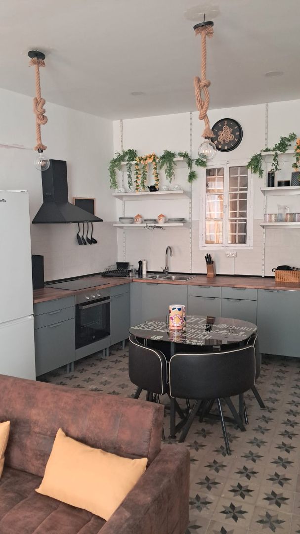 Kitchen of Flat to rent in Cartagena  with Air Conditioner, Furnished and Oven