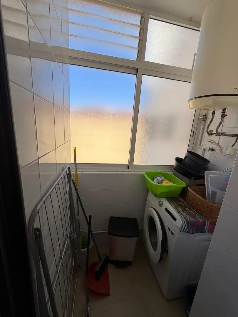 Terraza de Piso de alquiler en Albacete con Calefacción, Amueblado y Horno