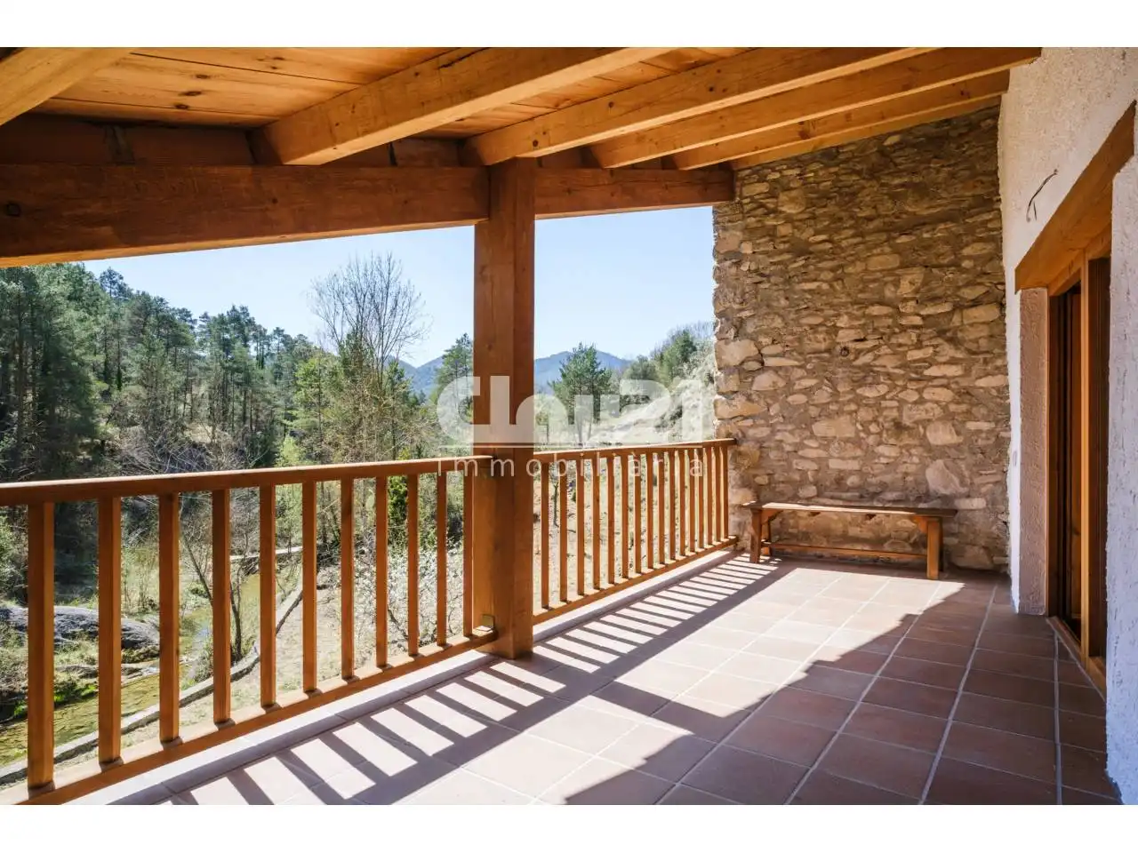 Terrassa de Casa o xalet en venda en Borredà amb Jardí privat