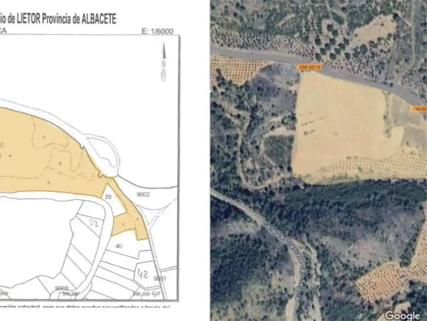 Terreno en venta en Liétor