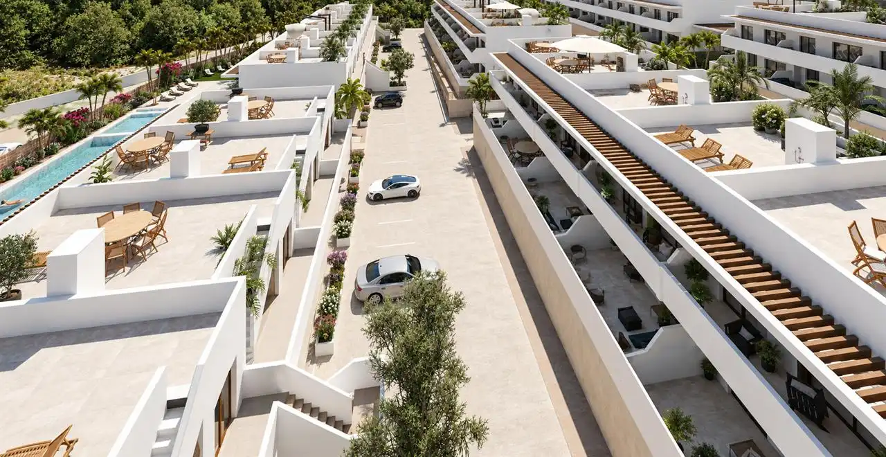 Apartamento con piscina en venta en San Juan de los Terreros