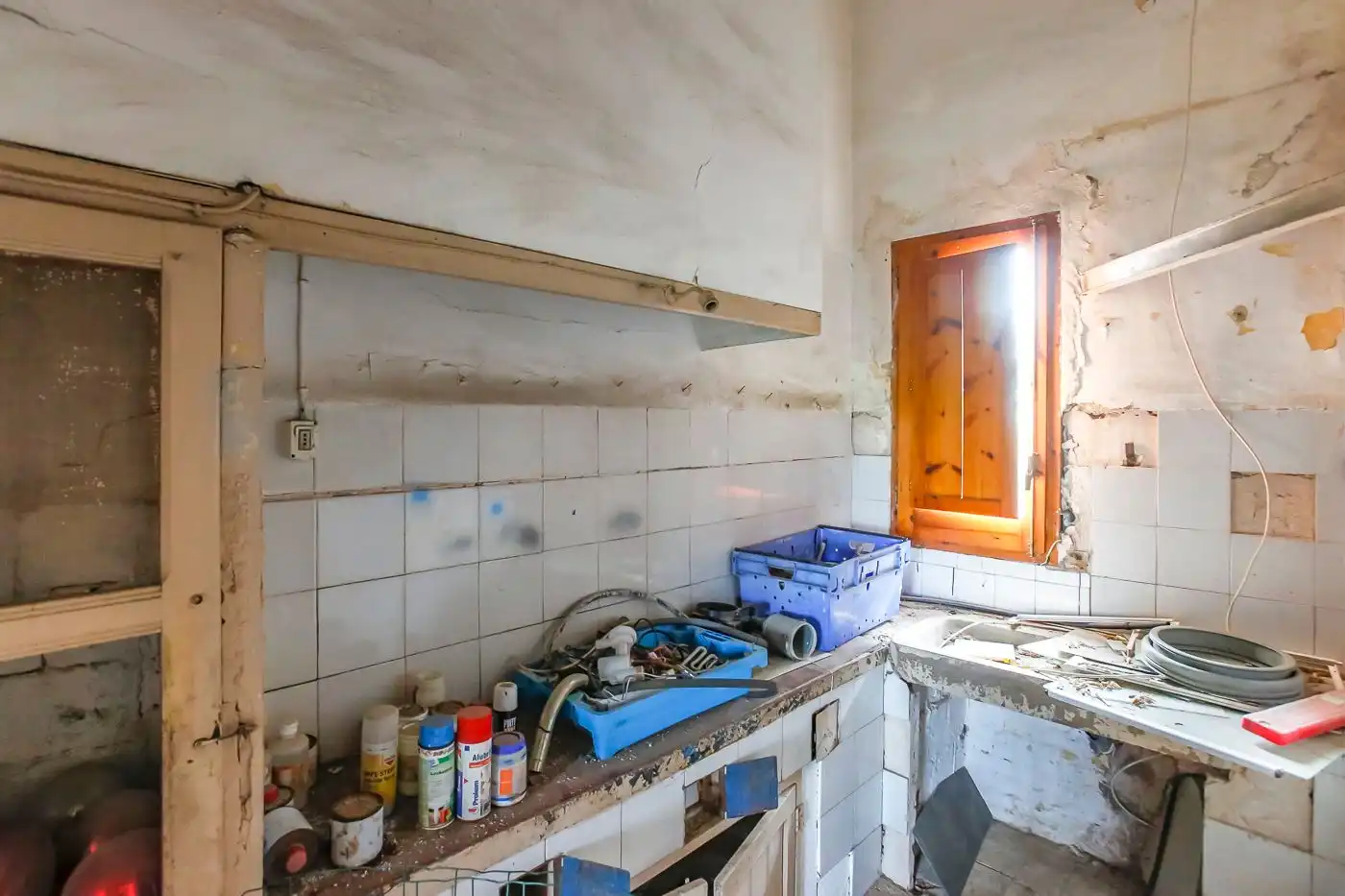 Cocina de Finca rústica en venta en Llambilles