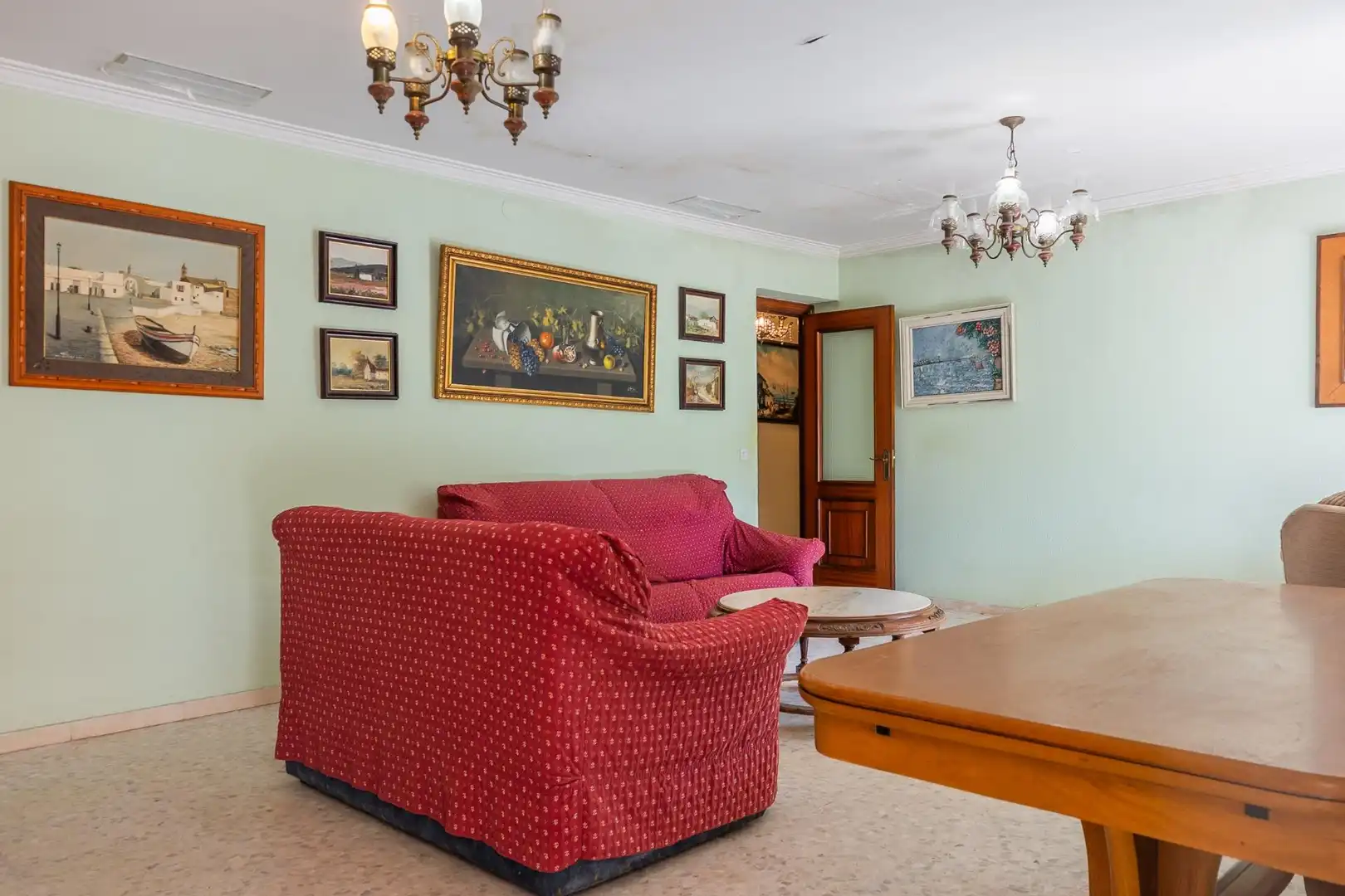 Sala d'estar de Casa o xalet en venda en Crevillet - Pinar Alto