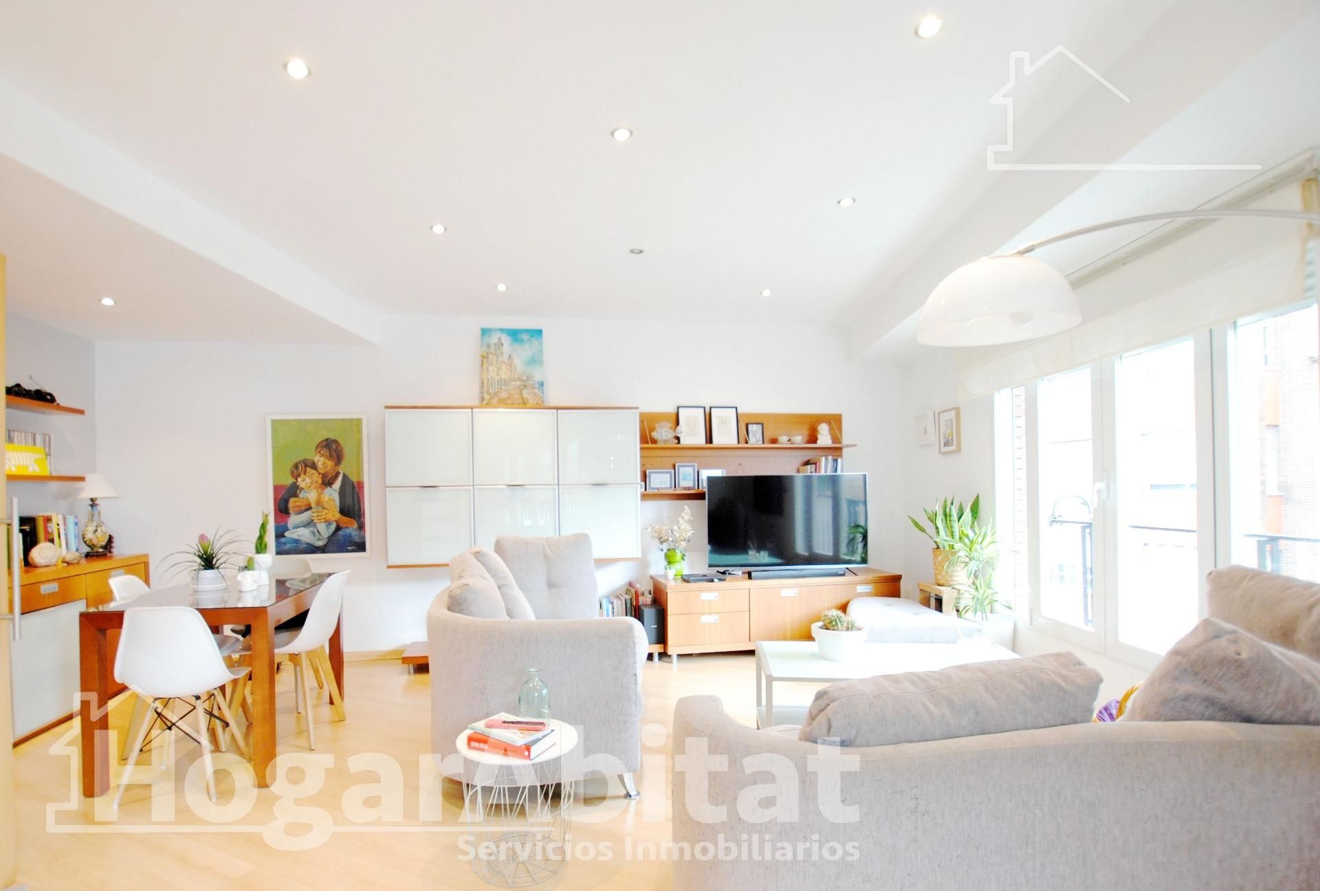 Living room of Flat for sale in Oliva  with Air Conditioner, Heating and Terrace