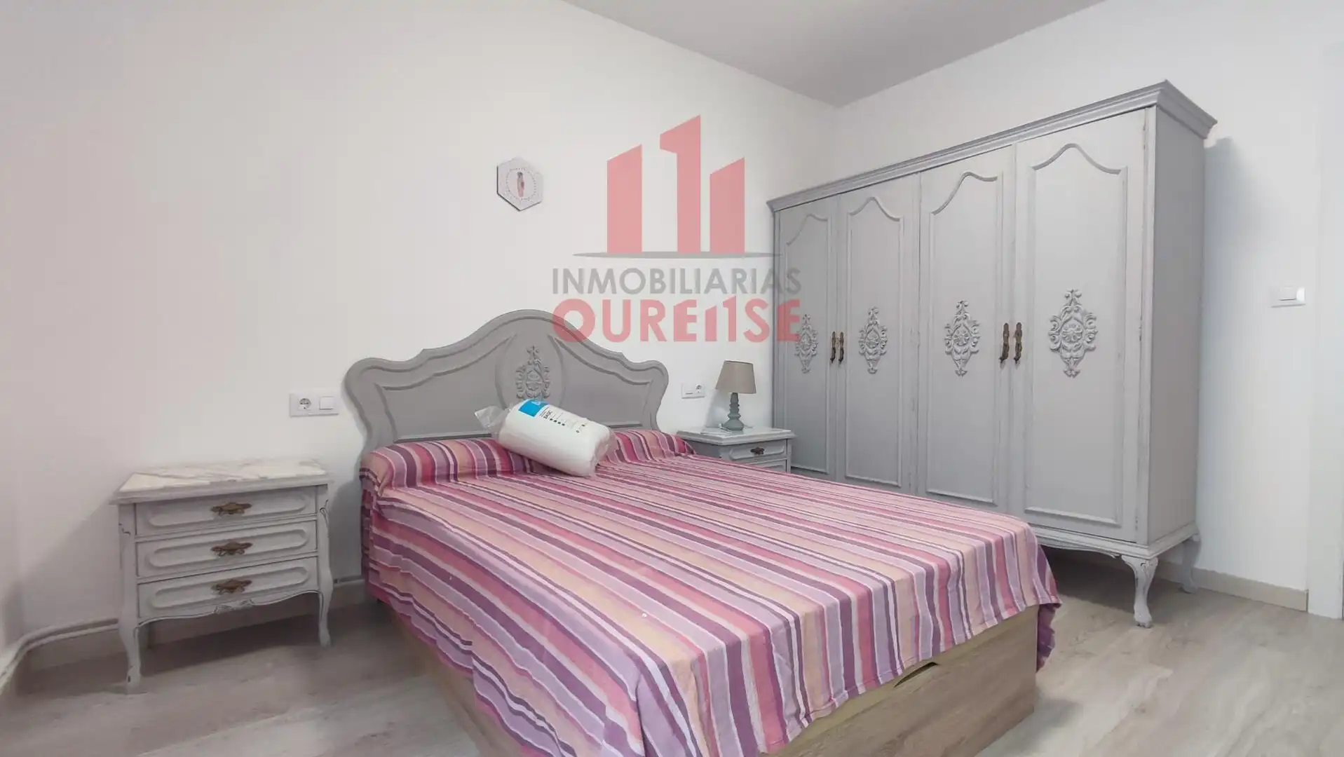 Schlafzimmer von Wohnung zur Miete in Ourense Capital  mit Heizung, Möbliert und Balkon