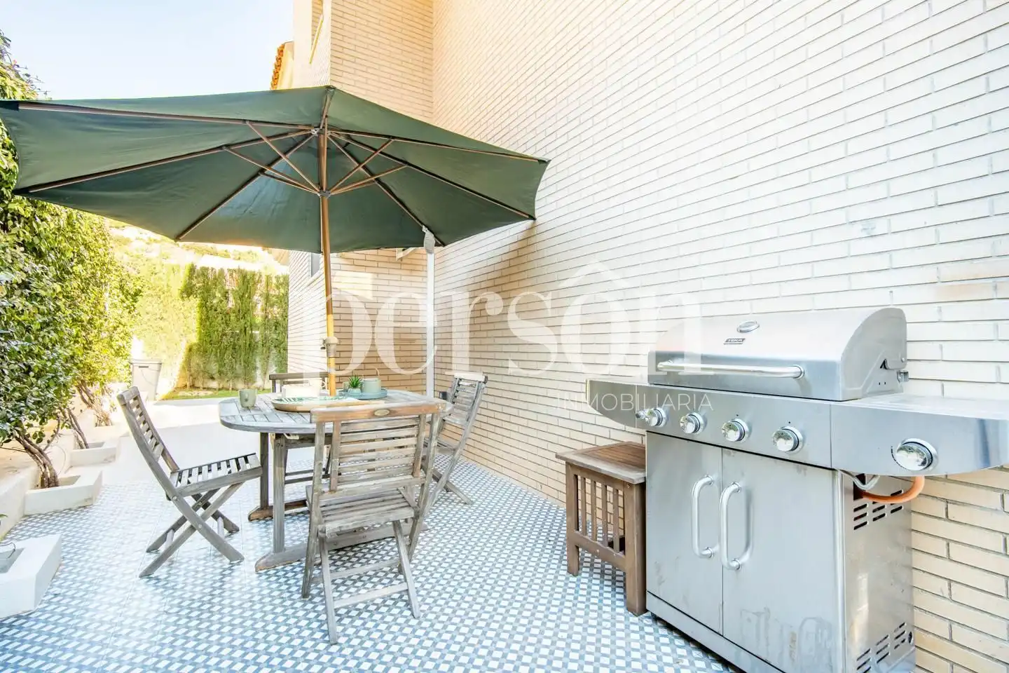 Terrace of Houses for rent in Chiva  with Air Conditioner, Heating and Private garden